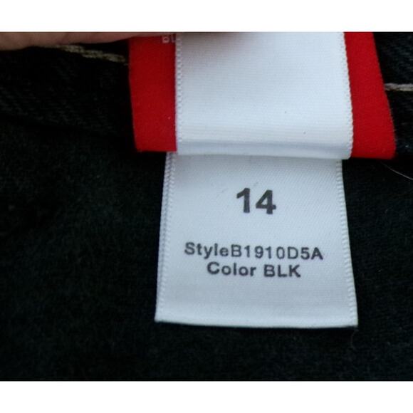 Vtg 90's JNCO Jeans Black 14 Wide Embroidered Phoenix Crown Y2K Skater 28 x 27 - Picture 12 of 12